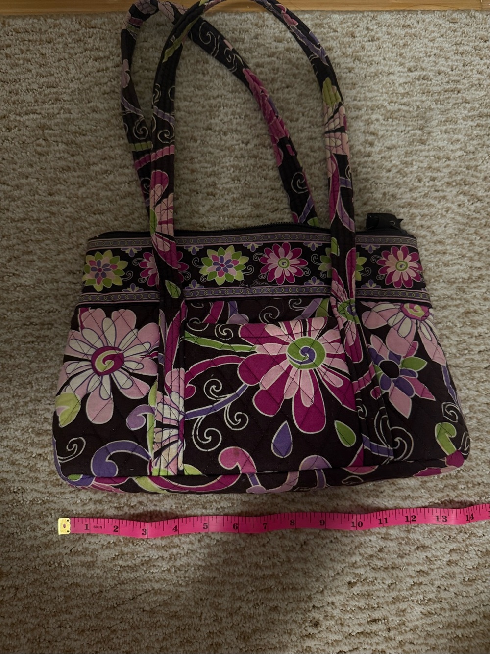 Vera Bradley Tote Bag | Purple Punch - Picture 3 of 8